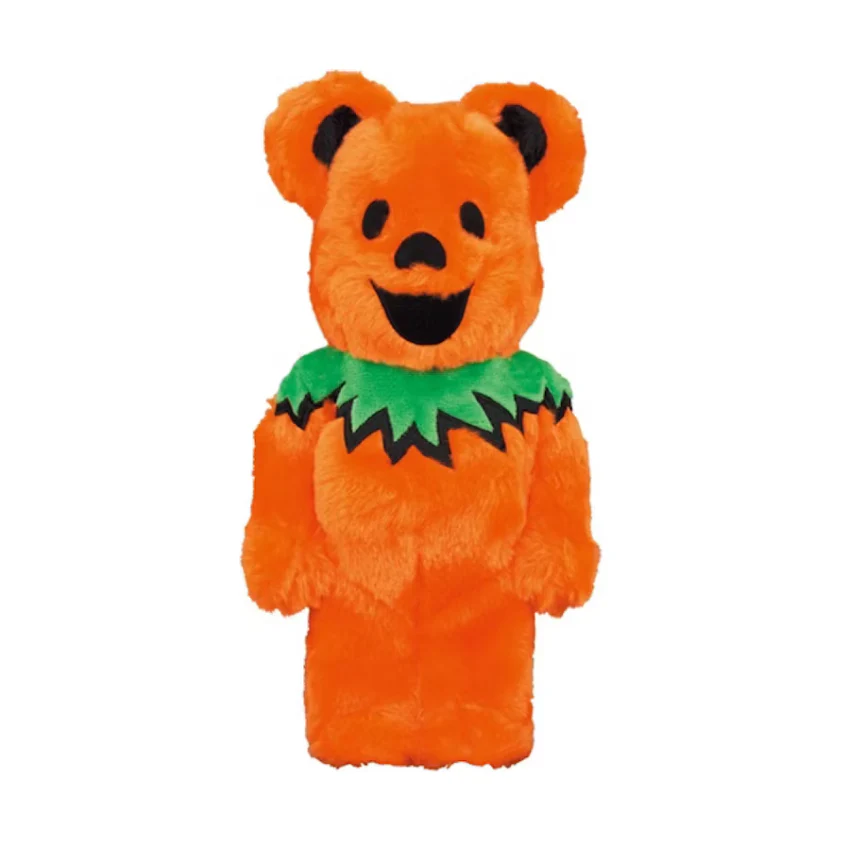 Bearbrick x Grateful Dead Dancing Bear Costume Ver. 400% Orange