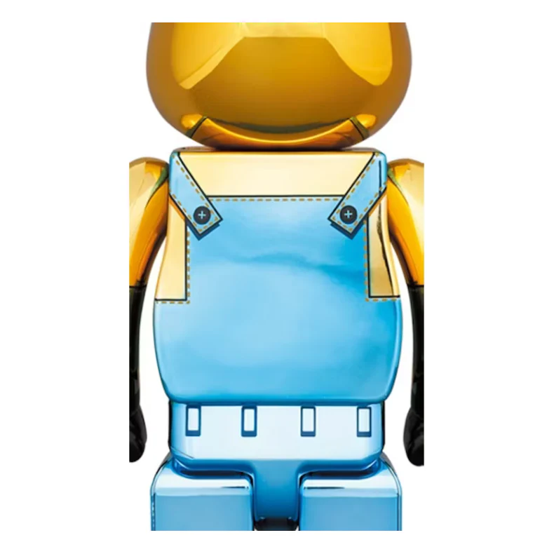 Bearbrick x Minions Kevin Chrome Ver. 100% & 400% Set - Image 2