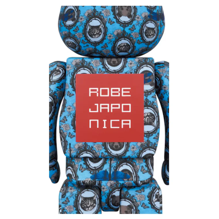 Bearbrick x ROBE JAPONICA (Mirror) 100% & 400% Set - Image 2