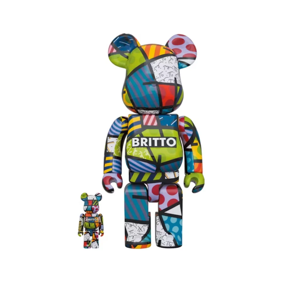Bearbrick x Romero Britto 100% & 400% Set