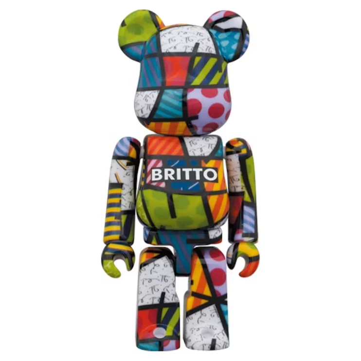 Bearbrick x Romero Britto 100% & 400% Set - Image 2