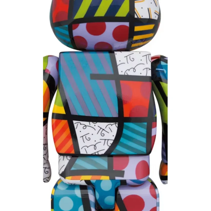 Bearbrick x Romero Britto 100% & 400% Set - Image 3