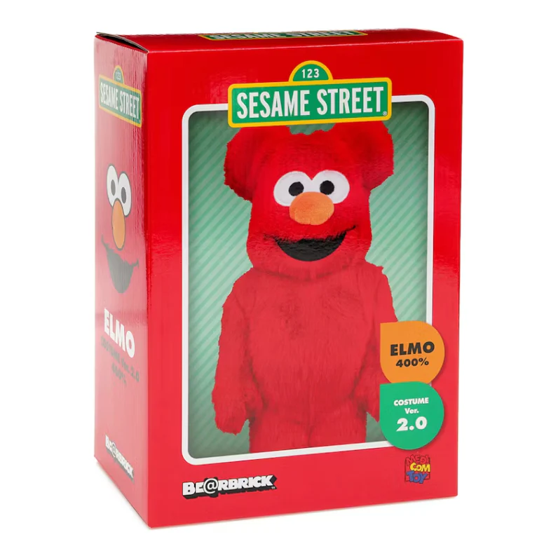 Bearbrick x Sesame Street Elmo Costume Ver. 2 400% - Image 2