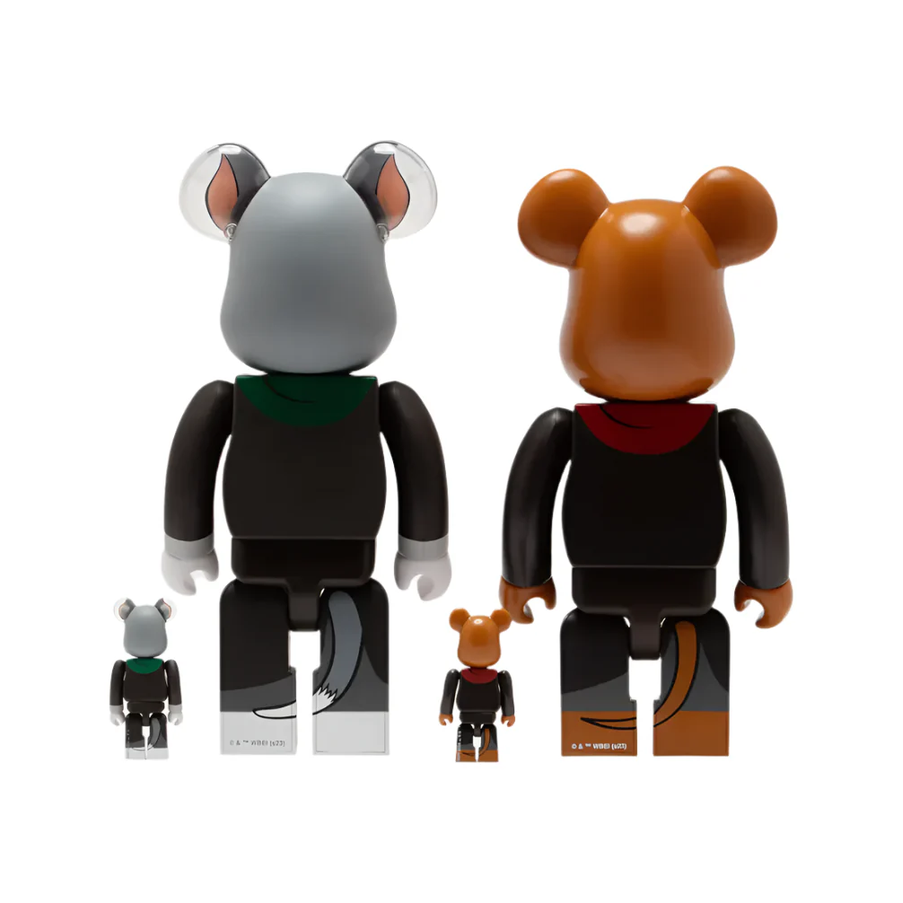 Bearbrick x Tom and Jerry in Hogwarts House Robes 100% & 400% 4-Pc Set - Image 2