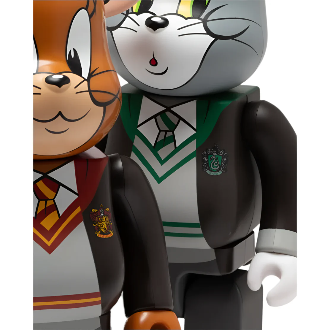 Bearbrick x Tom and Jerry in Hogwarts House Robes 100% & 400% 4-Pc Set - Image 3