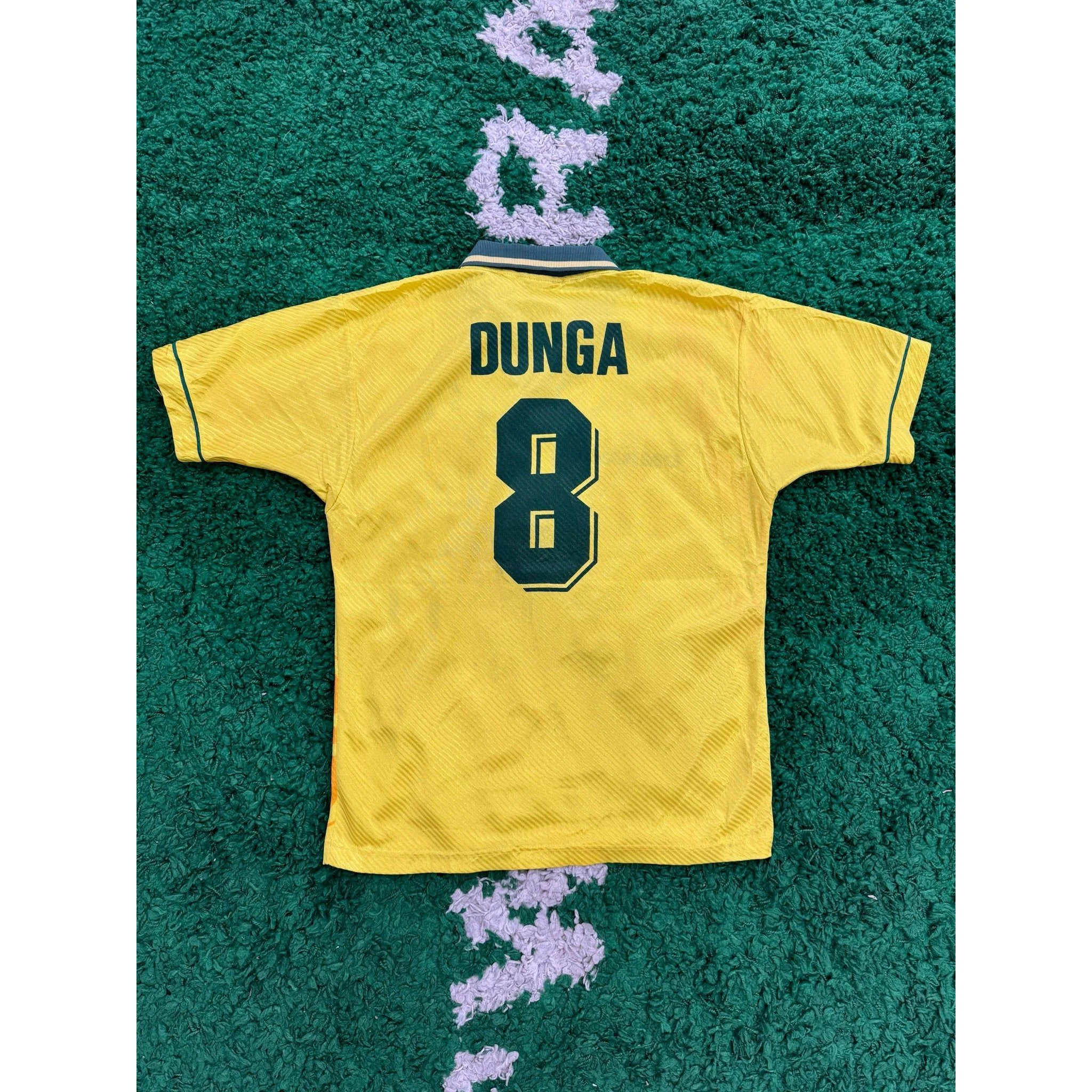 Brazil Home Shirt 1994-1997 #8 DUNGA M 8/10 - Image 2