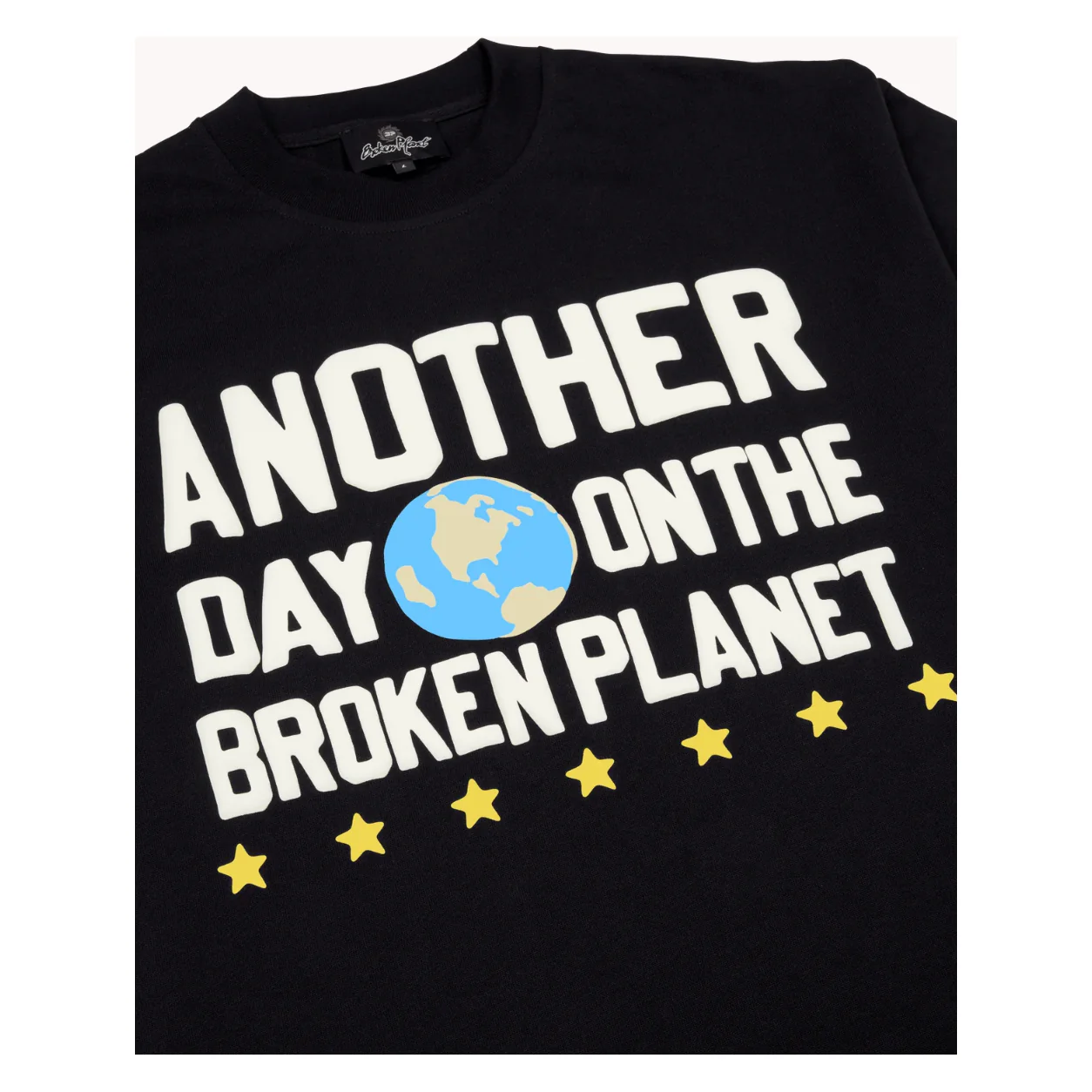 Broken Planet Another Day T-shirt Midnight Black - Image 3