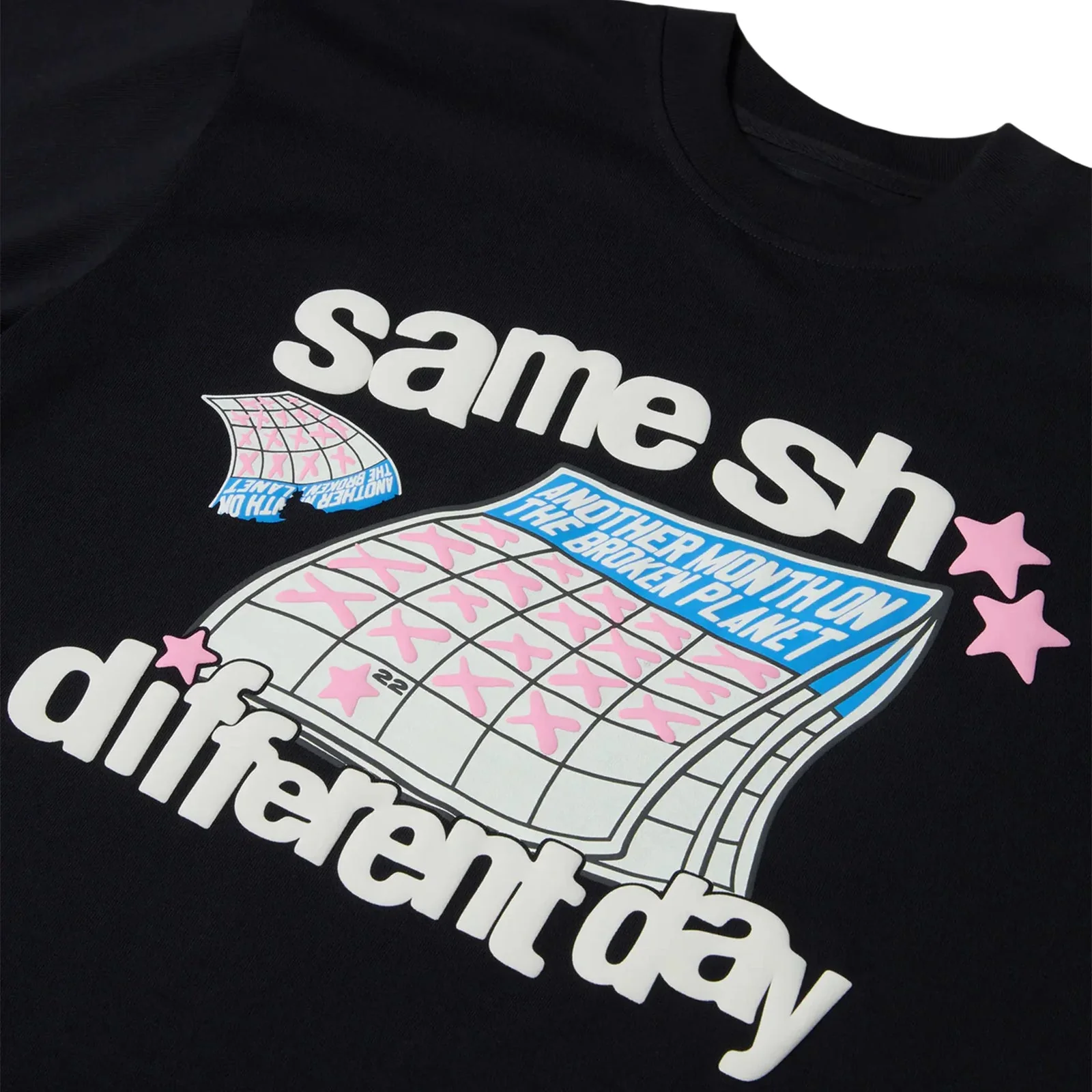 Broken Planet Different Day Midnight Black T Shirt - Image 4