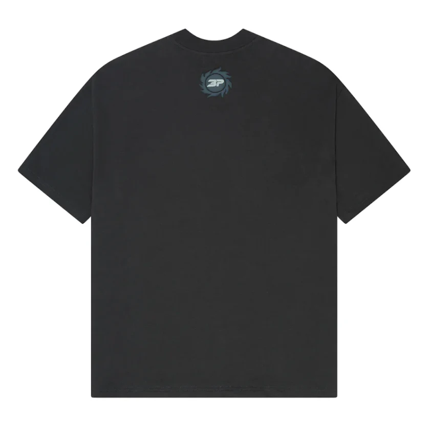 Broken Planet Falling Stars T-Shirt Soot Black - Image 2