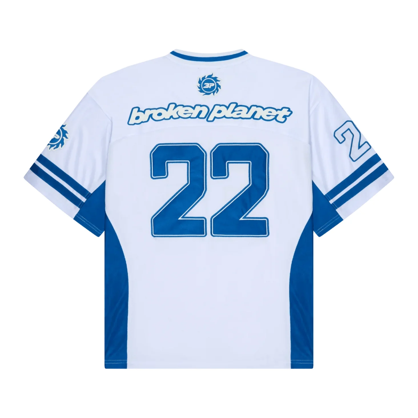 Broken Planet Football Jersey Blue/White - Image 2
