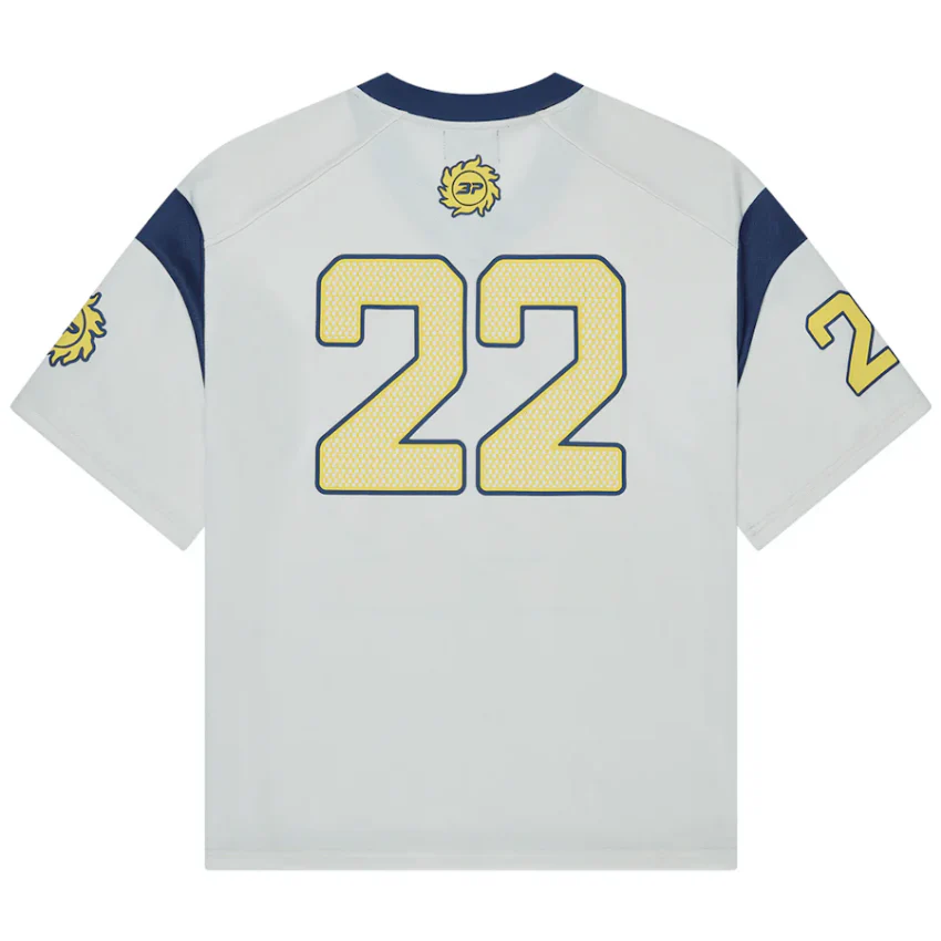 Broken Planet Football Jersey White/Blue - Image 3