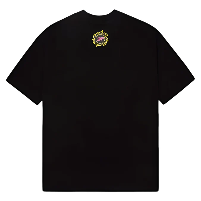 Broken Planet Market Grid T-Shirt Midnight Black - Image 2