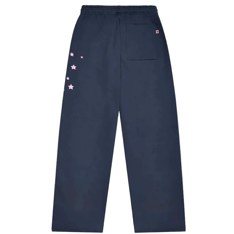 Broken Planet Market All The Stars Sweatpants Deep Navy/Pink - Image 2