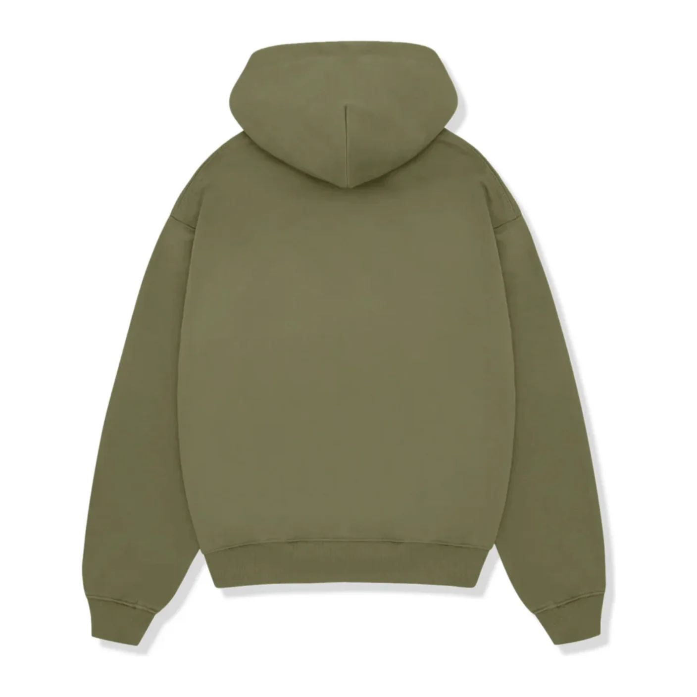 BROKEN PLANET MARKET BASICS HOODIE OLIVE GREEN - Image 2