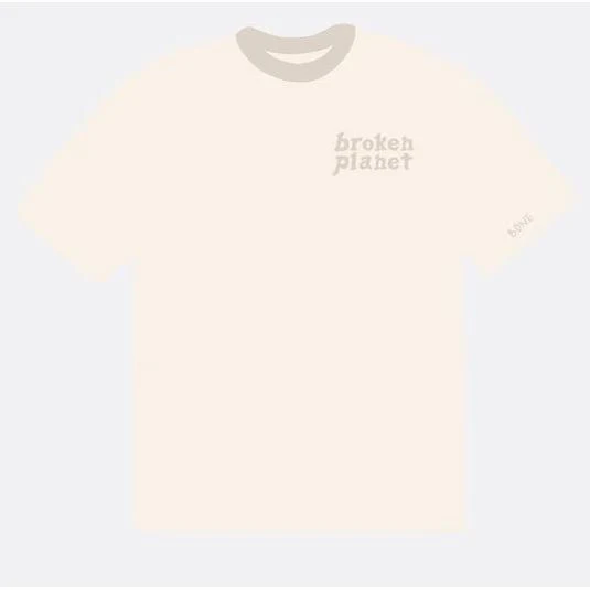 Broken Planet Market Basics T-Shirt Bone White - Image 6