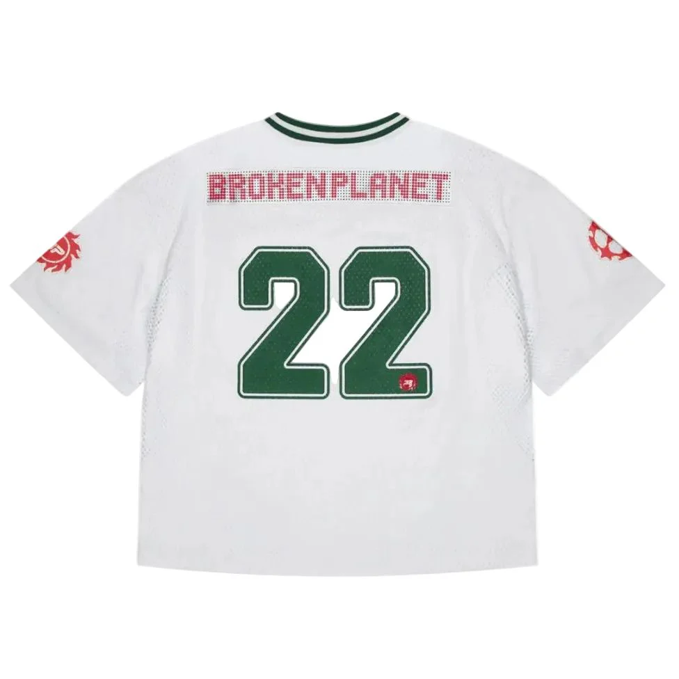 Broken Planet Market Billboard Football Jersey Snow White - Image 2