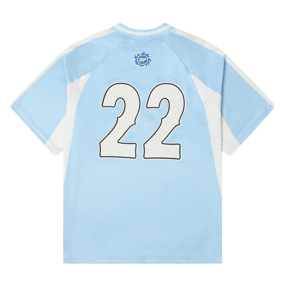 Broken Planet Market Football Jersey Light Blue - Image 2