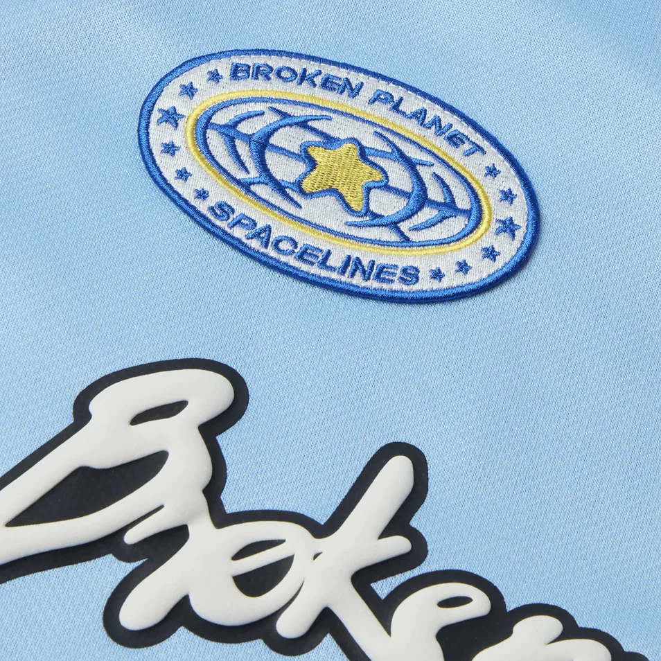 Broken Planet Market Football Jersey Light Blue - Image 4