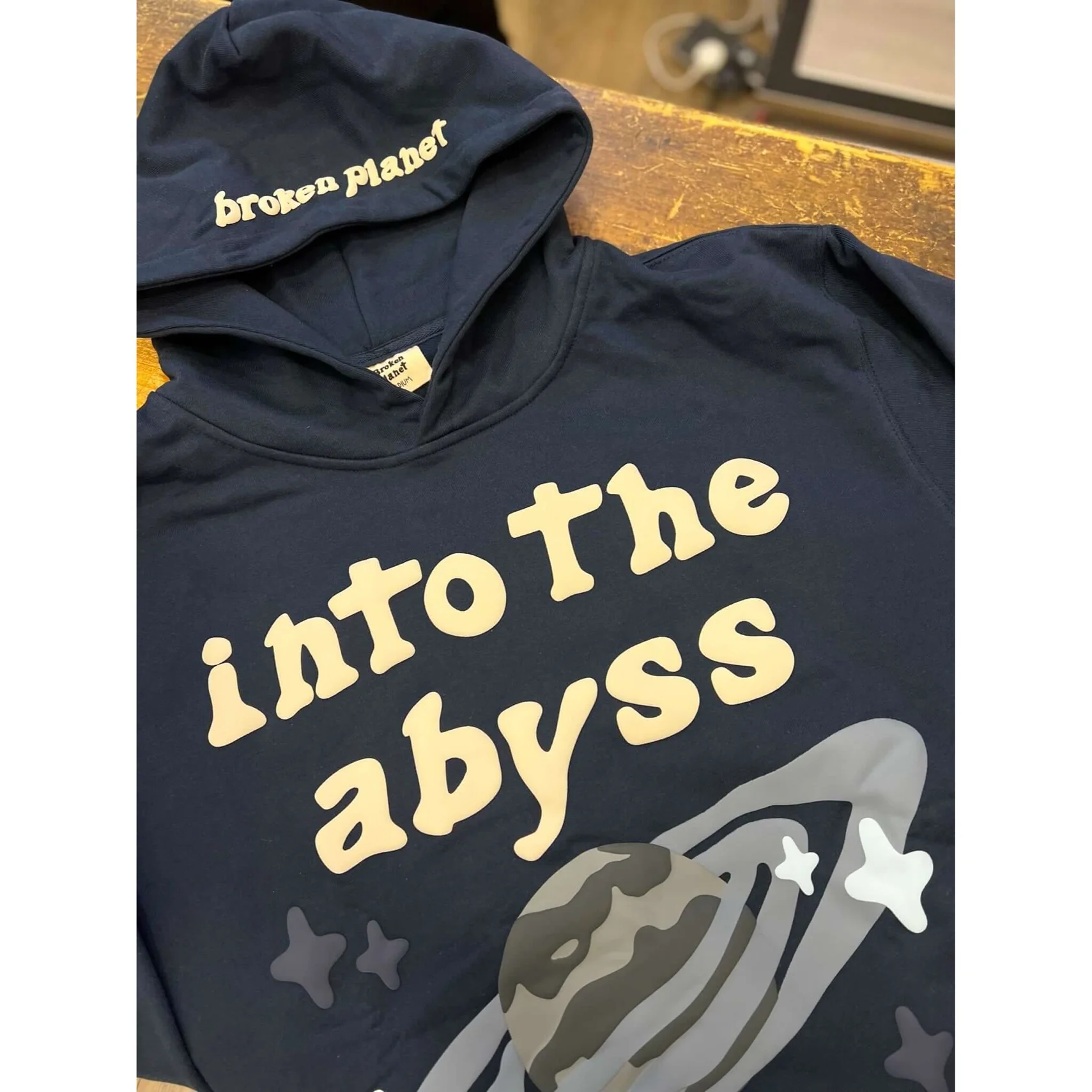 Broken Planet Market Into The Abyss Hoodie Outer Space Blue - Image 3