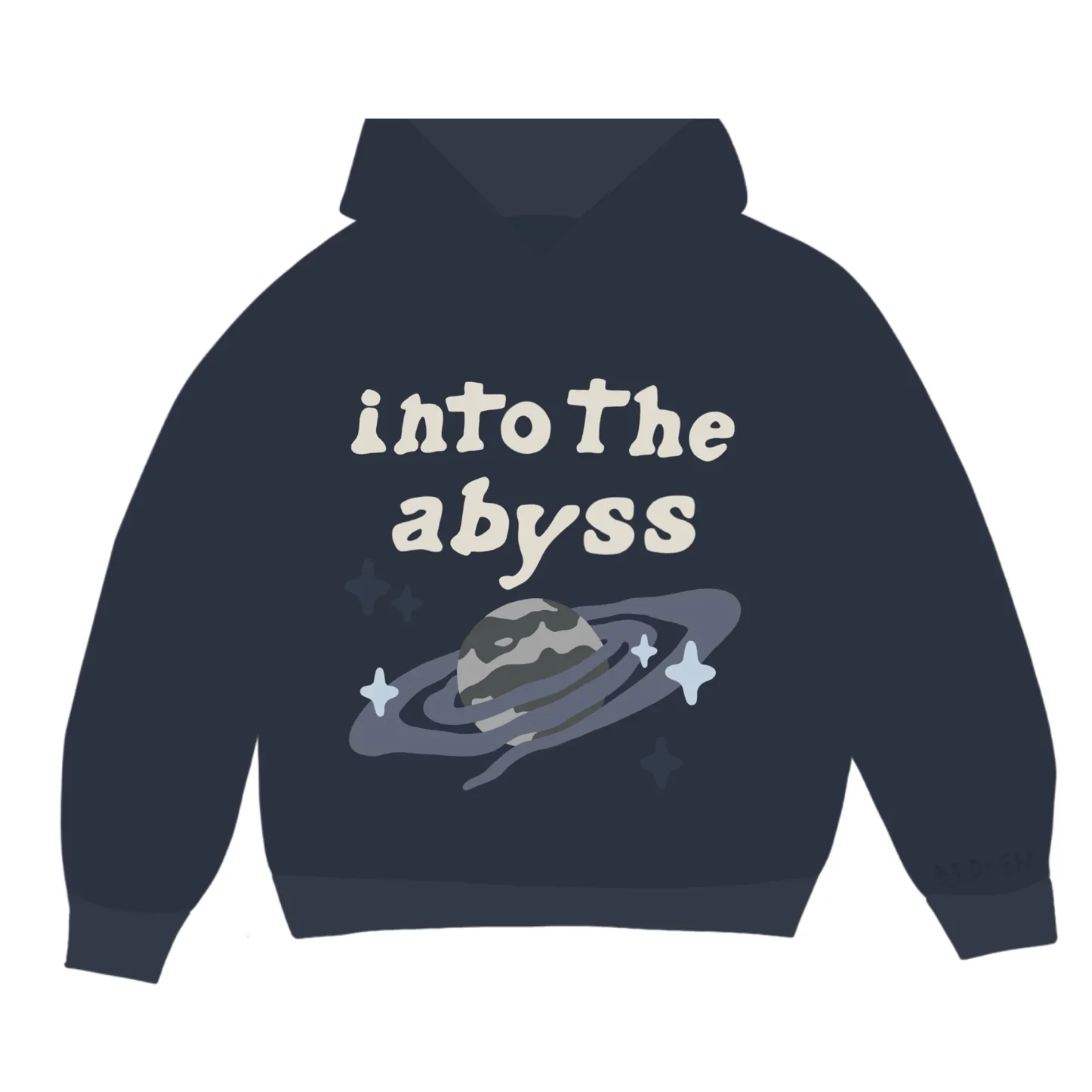 Broken Planet Market Into The Abyss Hoodie Outer Space Blue - Image 4