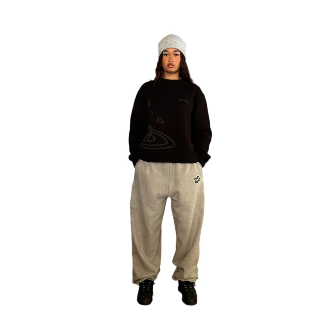 Broken Planet Market Knit Sweater Midnight Black - Image 4