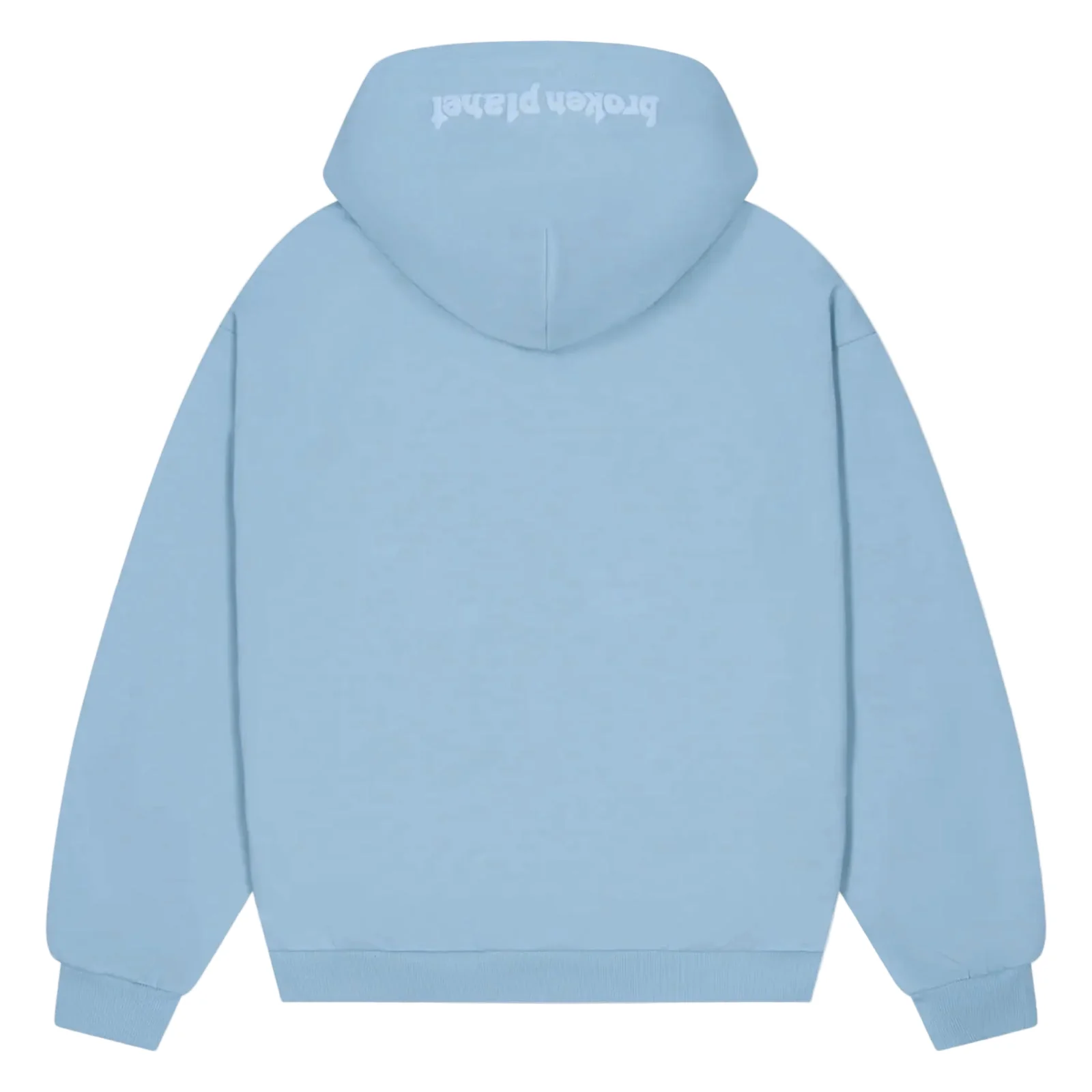 Broken Planet Market Sky Blue Zip Up Hoodie Sky Blue - Image 2