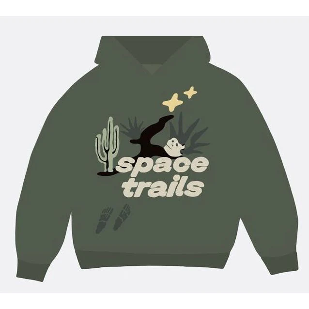 Broken Planet Market Space Trails Hoodie Agave Green - Image 3
