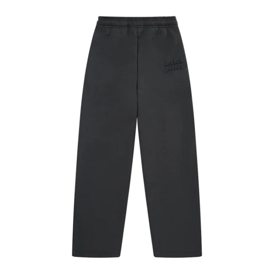 Broken Planet Market Stargazing Wide-Leg Sweatpants Soot Black - Image 2