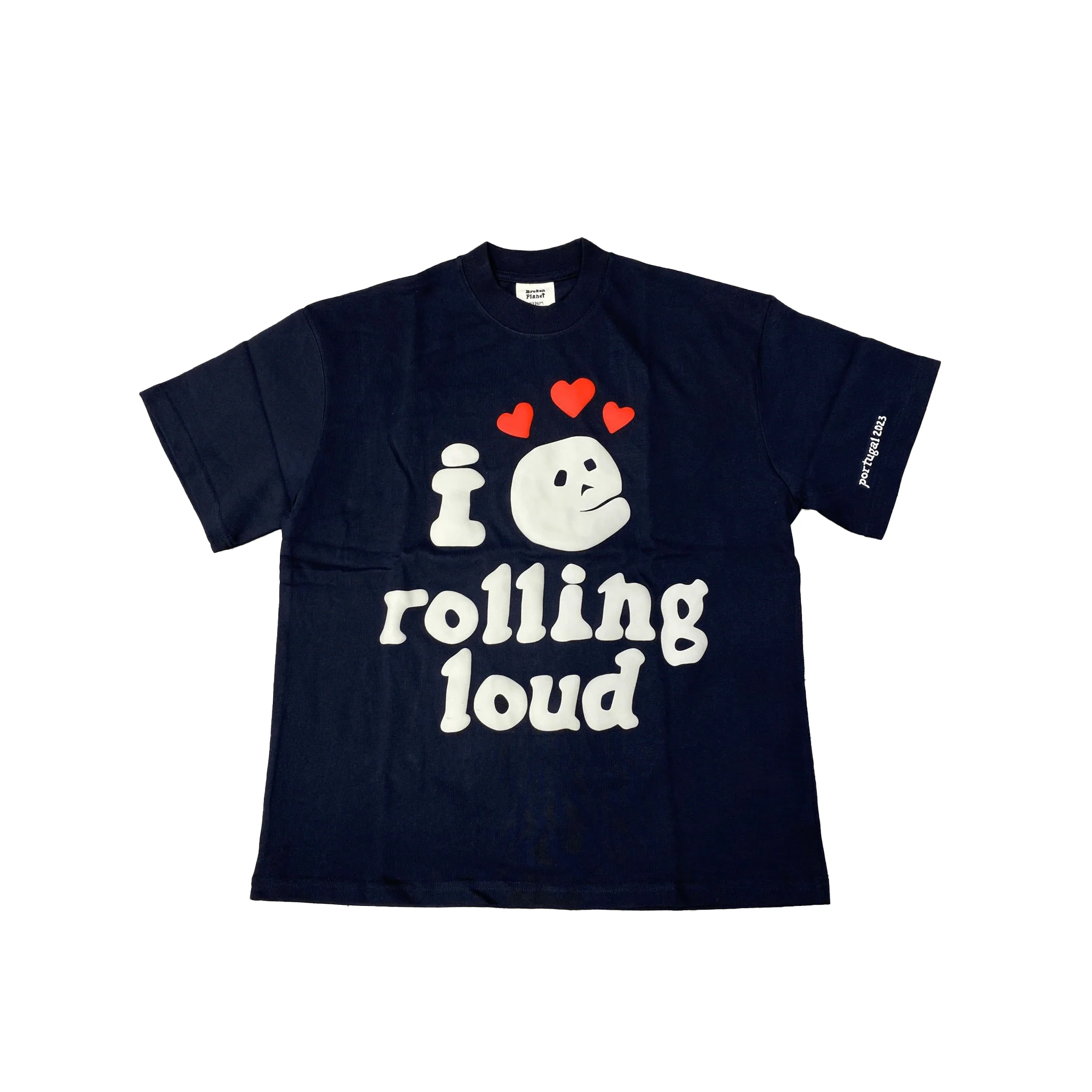 Broken Planet Market x Rolling Loud Portugal (2023) T-Shirt Midnight Black