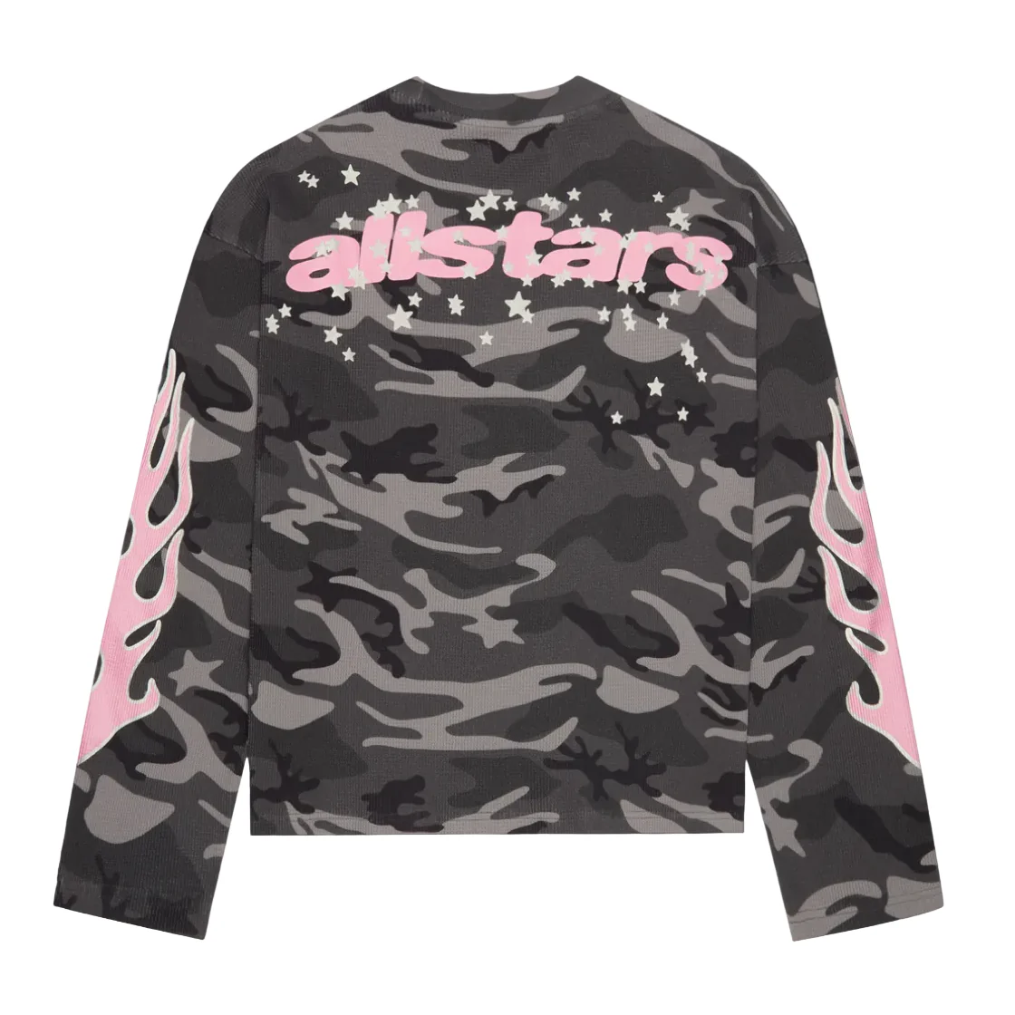 BROKEN PLANET STAR CAMO WAFFLE LONG SLEEVE - Image 2