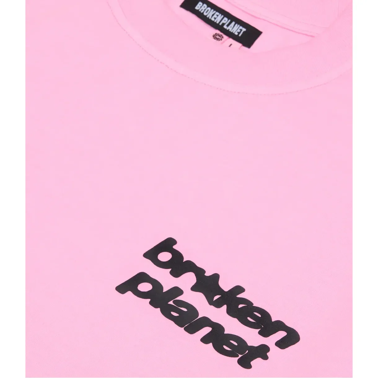 Broken Planet Star Logo Tee Candy Pink - Image 2