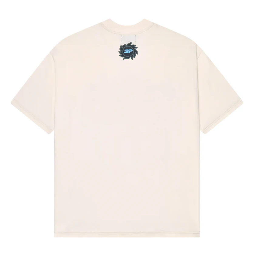 Broken Planet Star Gazing T-Shirt Vanilla White - Image 2