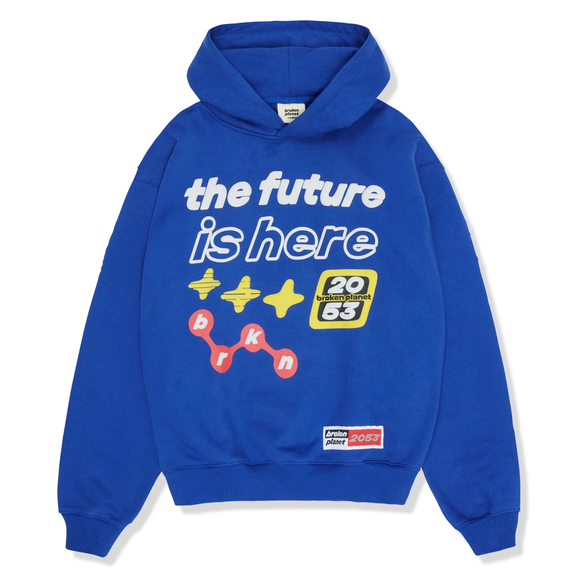 Broken Planet The Future Is Here Hoodie Blue - Image 3