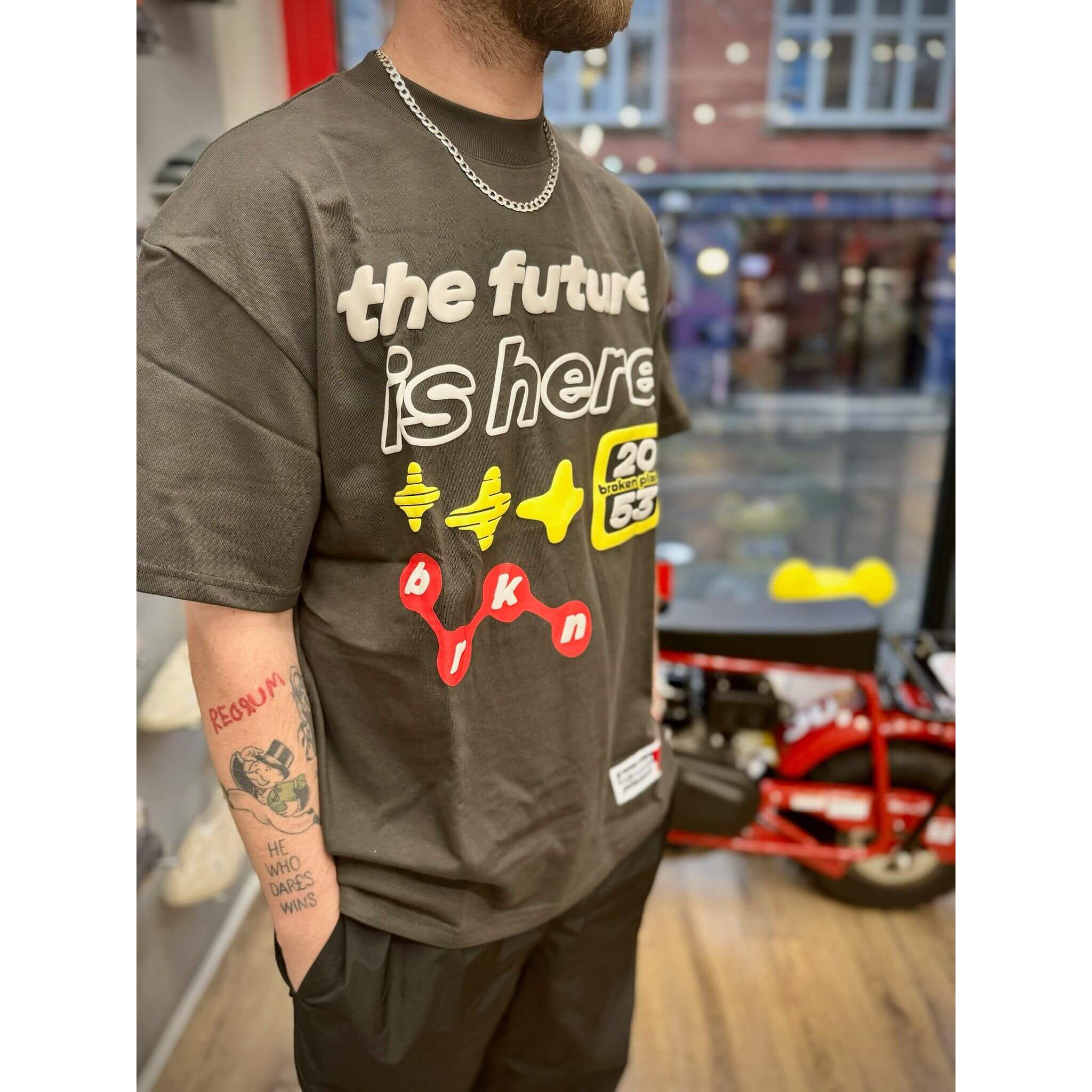 Broken Planet The Future Is Here Tee Black - Image 3