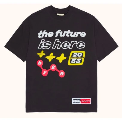 Broken Planet The Future Is Here Tee Black - Image 4