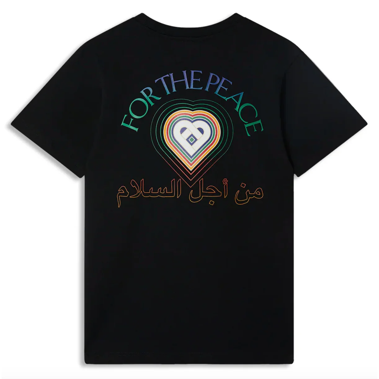 Casablanca For The Peace T-Shirt Black - Image 2