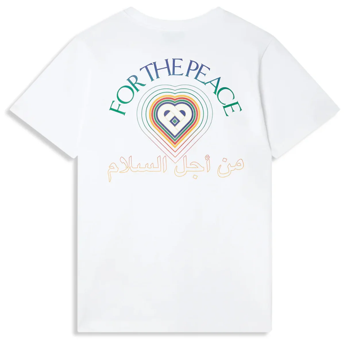 Casablanca For The Peace T-Shirt White - Image 2