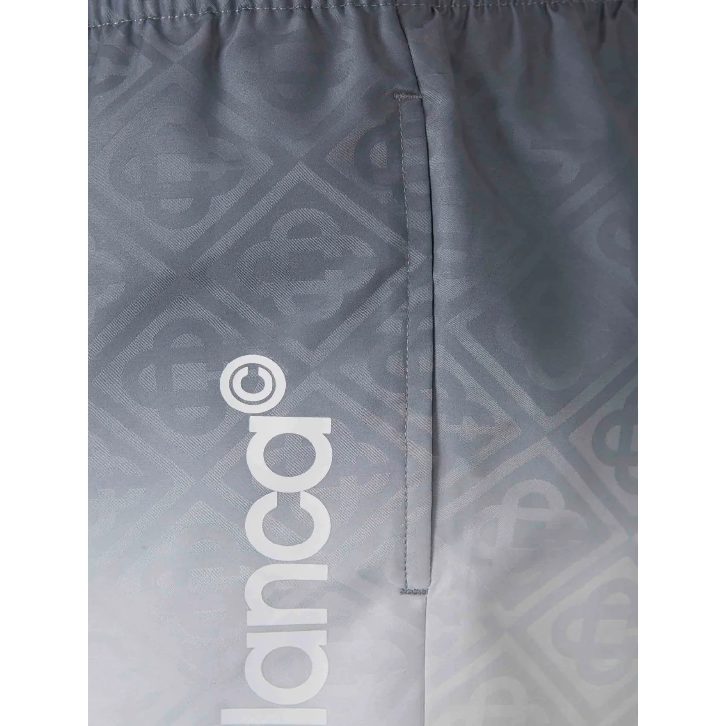CASABLANCA JACQUARD GRADIENT SWIM SHORTS GREY GRADIENT - Image 2