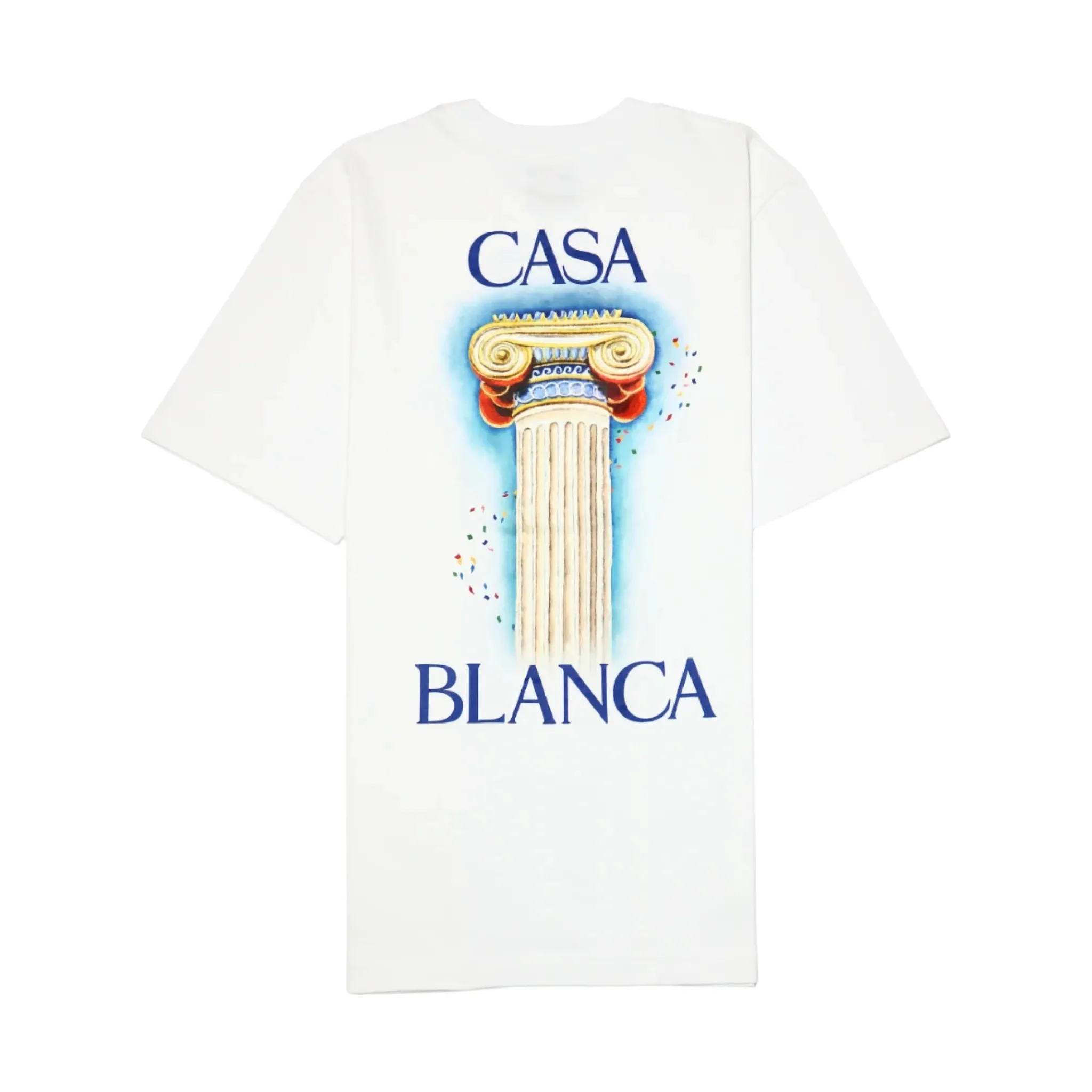 Casablanca La Colomne T-Shirt White - Image 2