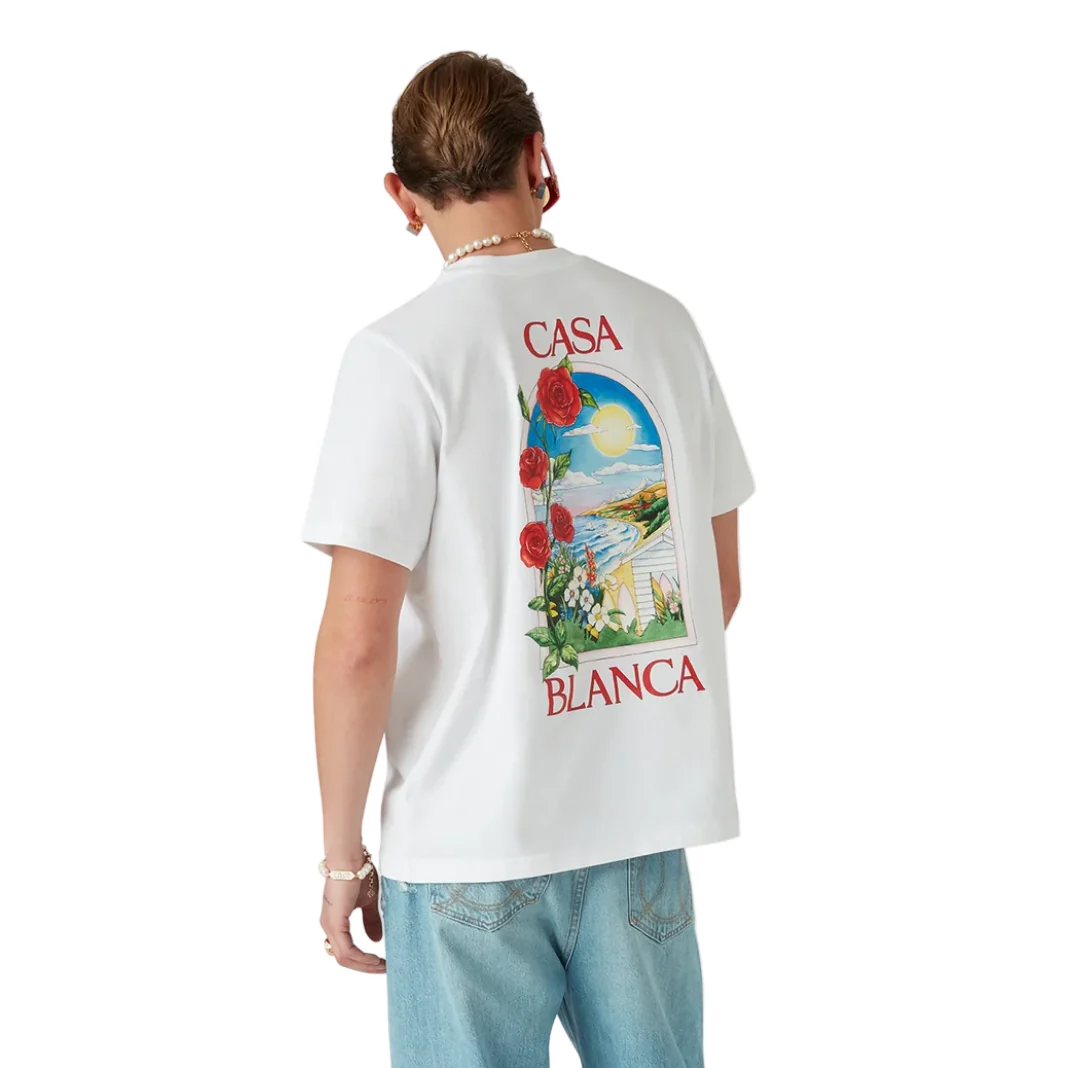 Casablanca LA Days T-Shirt White - Image 3