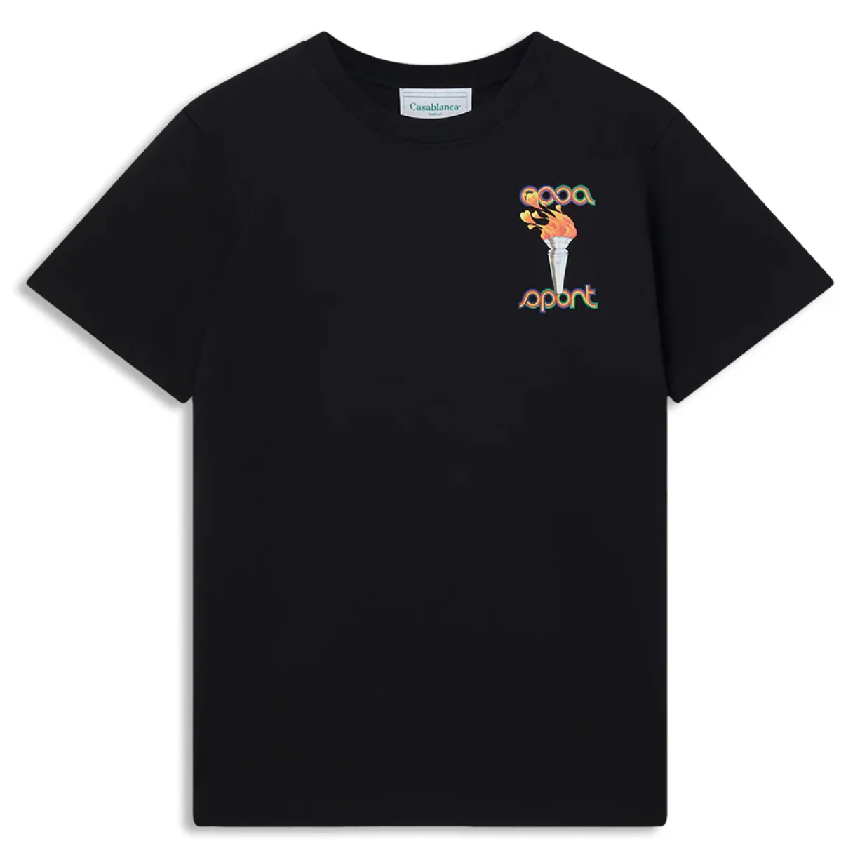 Casablanca La Flamme Du Sport T-Shirt Black