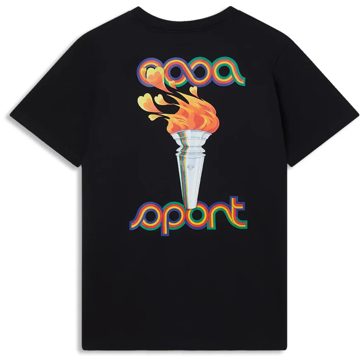 Casablanca La Flamme Du Sport T-Shirt Black - Image 2