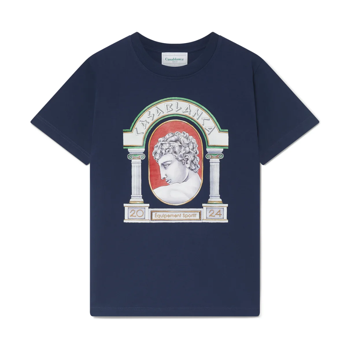 Casablanca La Medaille T-Shirt Navy