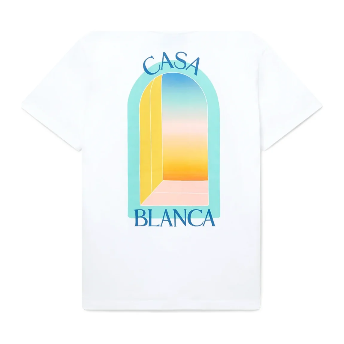 Casablanca L'Arc Coloré T-Shirt White