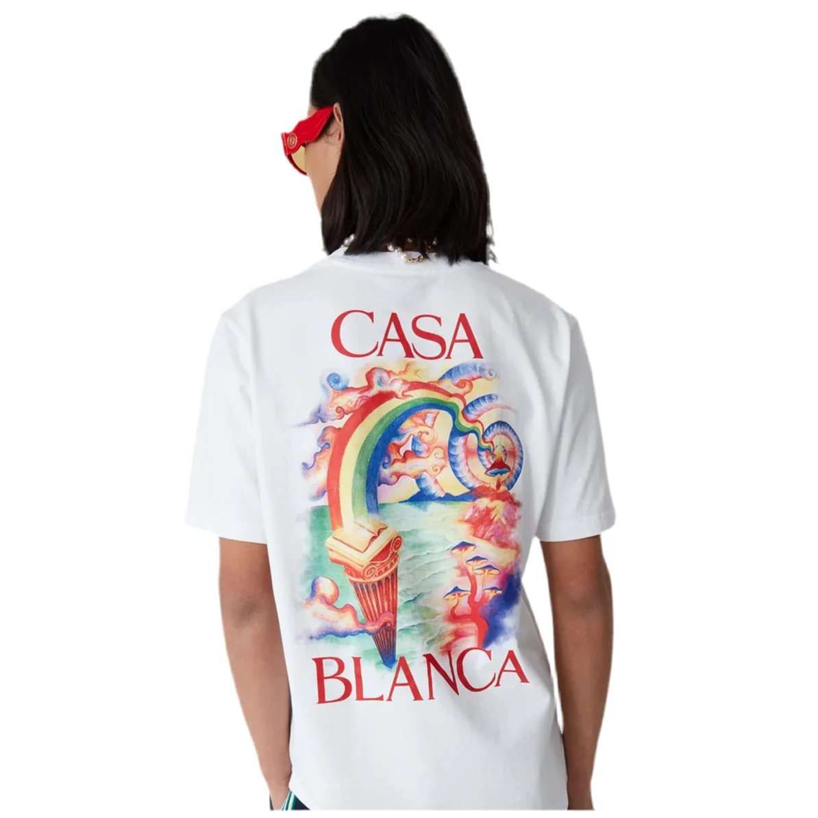 Casablanca Nature's Teacher T-Shirt White - Image 2