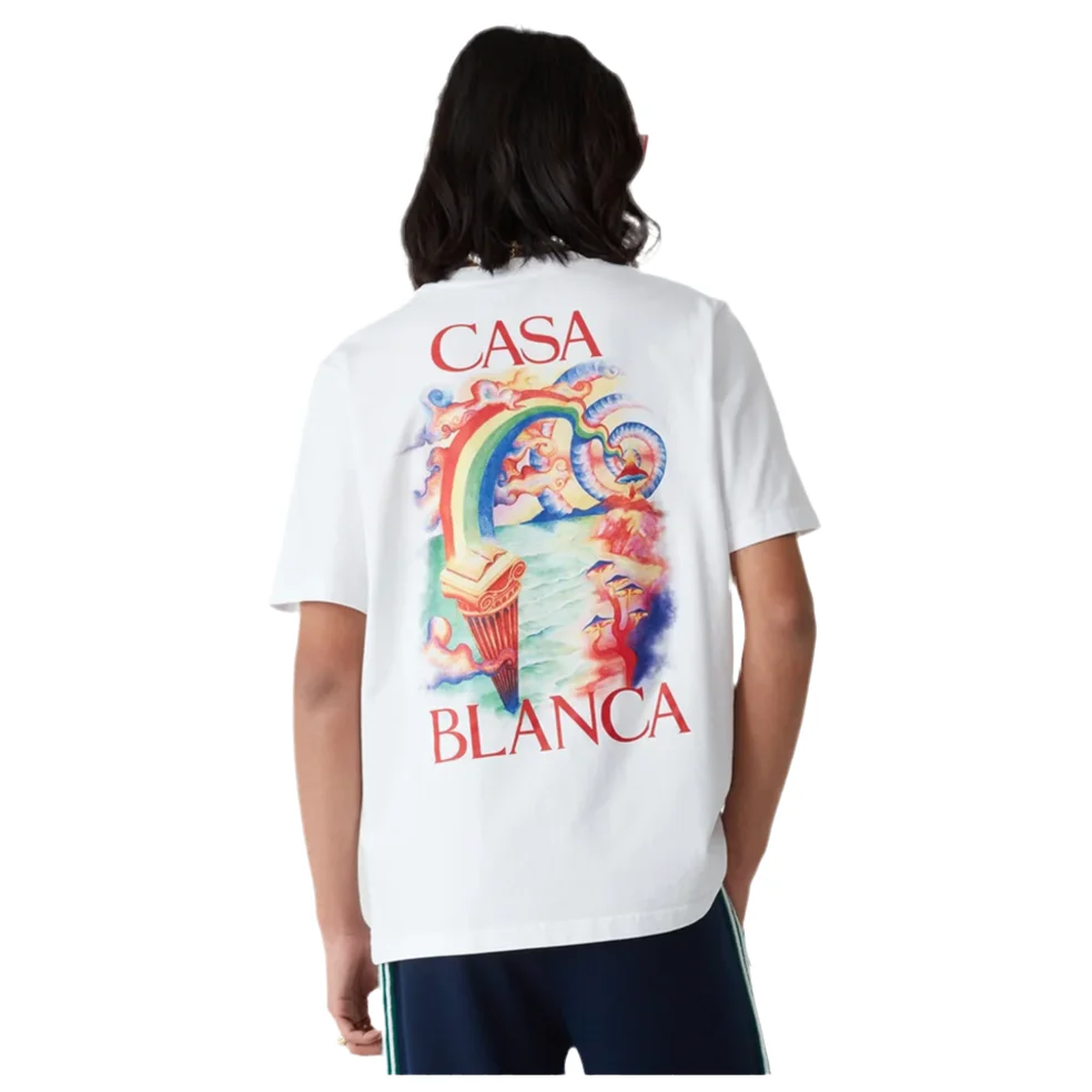 Casablanca Nature's Teacher T-Shirt White - Image 3