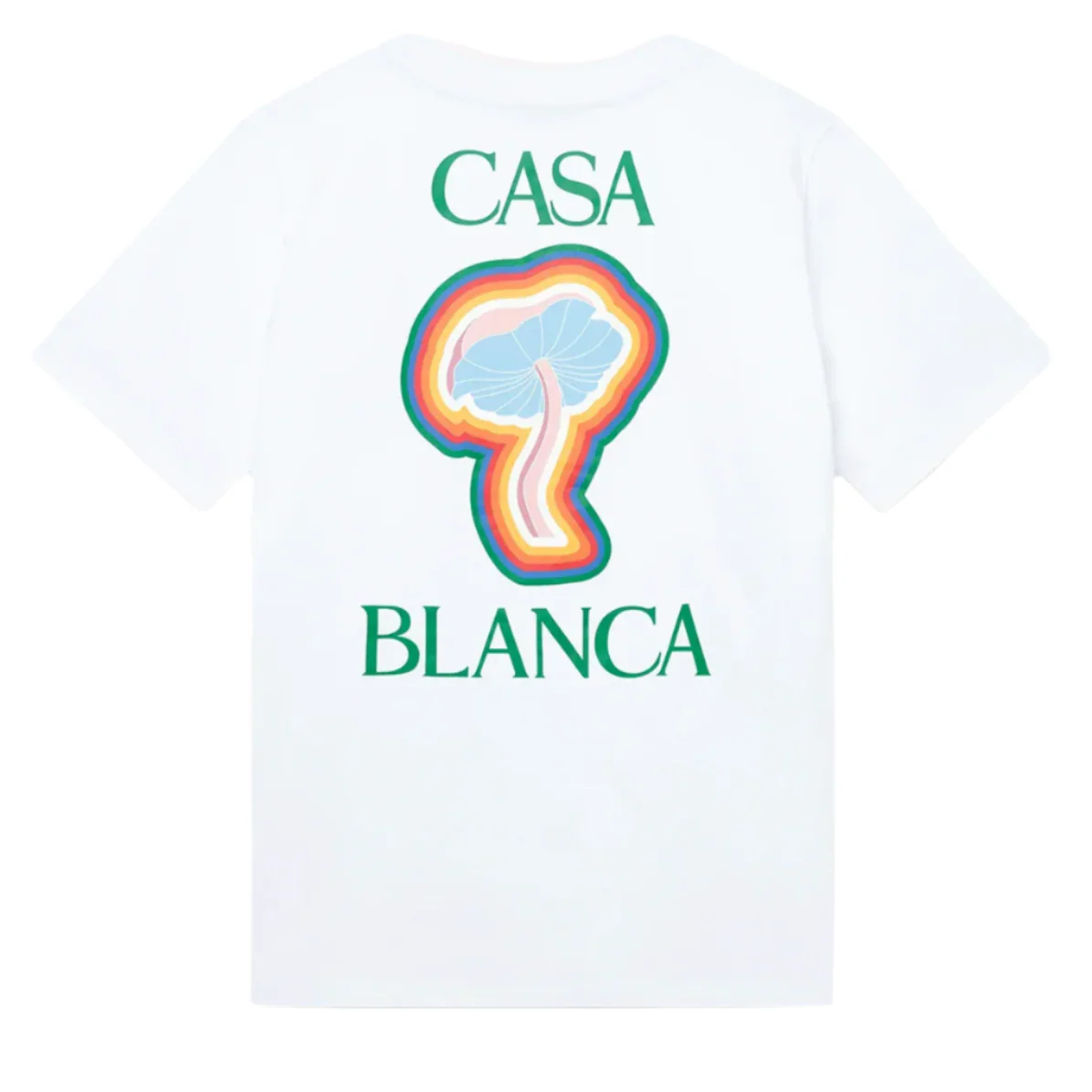 Casablanca Rainbow Mushroom T-Shirt White - Image 2