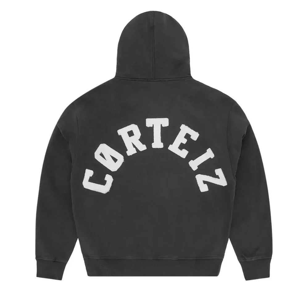 Corteiz Colly Arch Zip Hoodie Black - Image 2