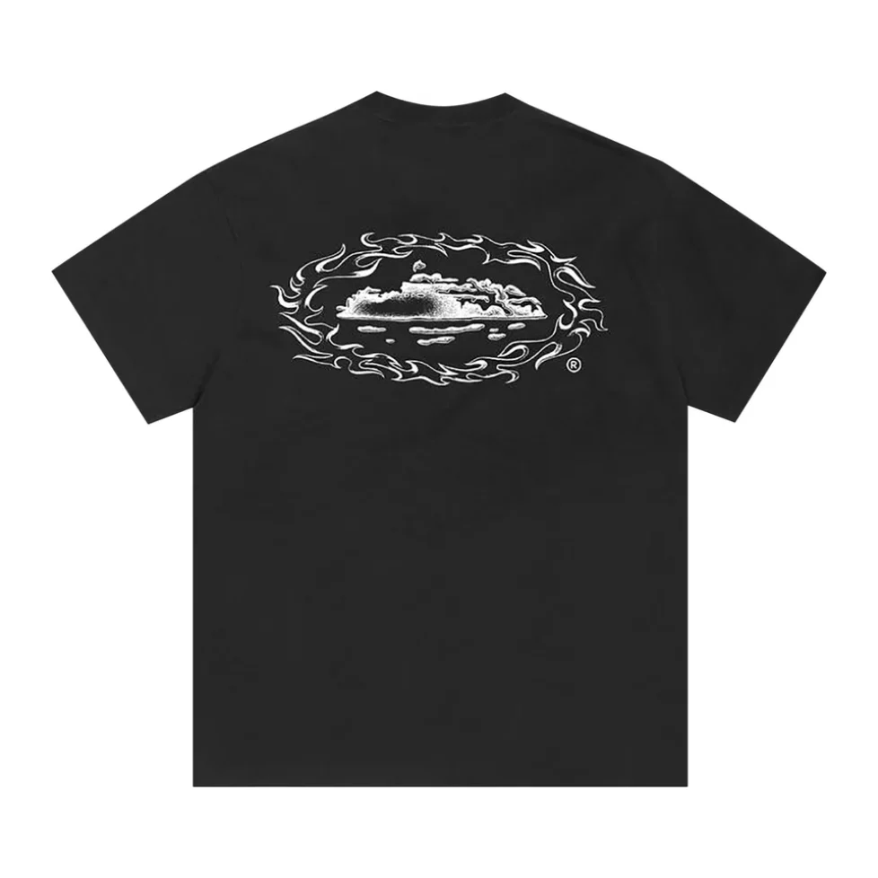 Corteiz Firey Alcatraz Tee Black - Image 2