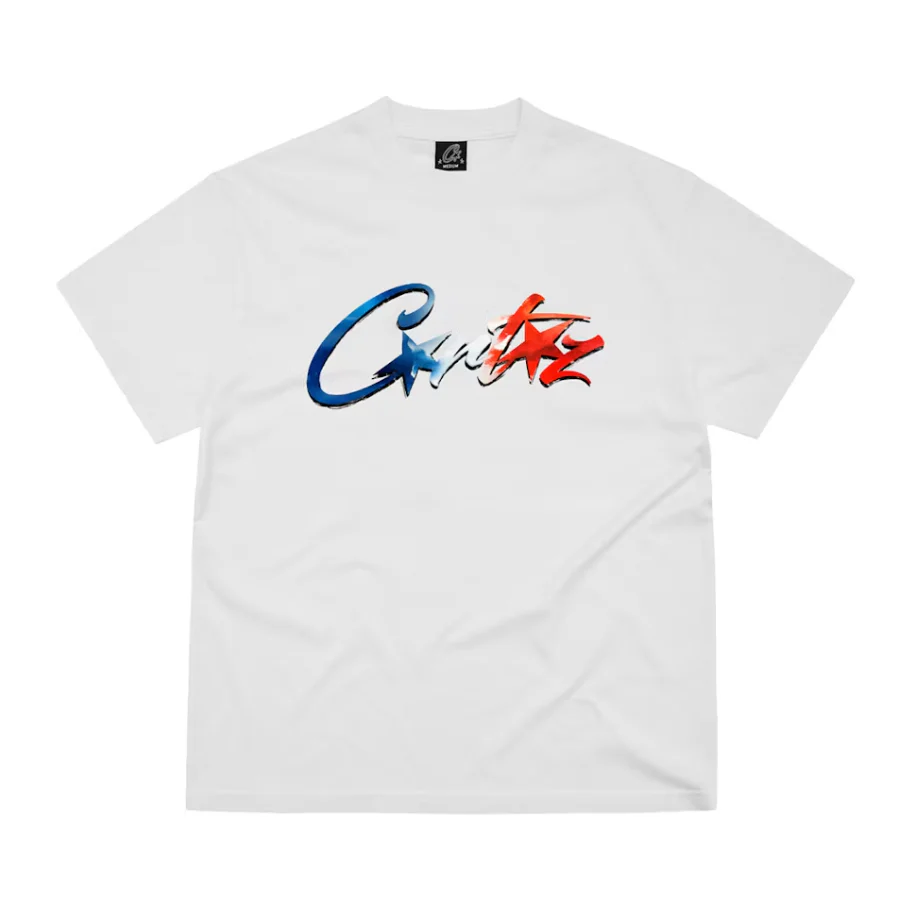 Corteiz Francais Allstarz Tee White